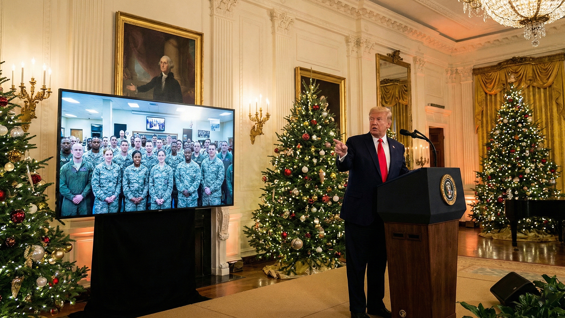 Trump announces warrior dividend payments for troops 1