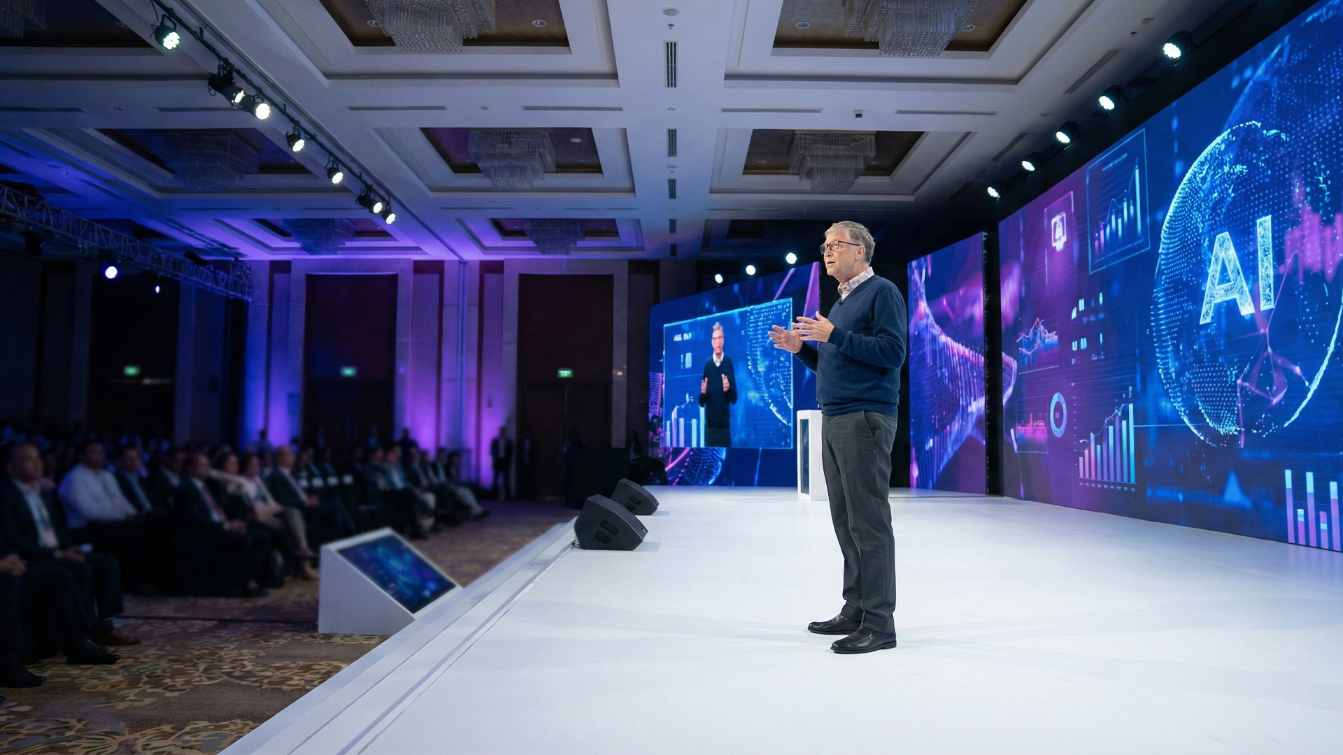 Three men using computers at an office in Ghana