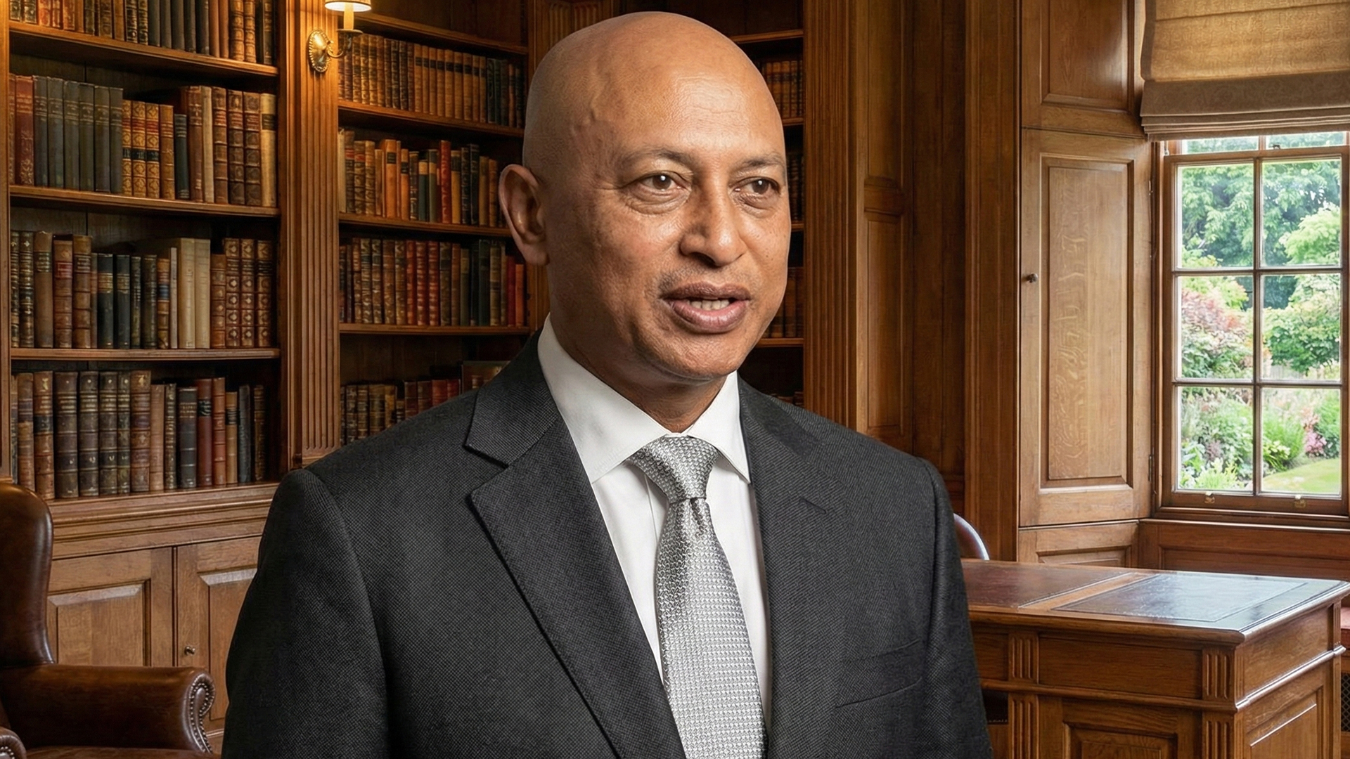 Three men using computers at an office in Ghana