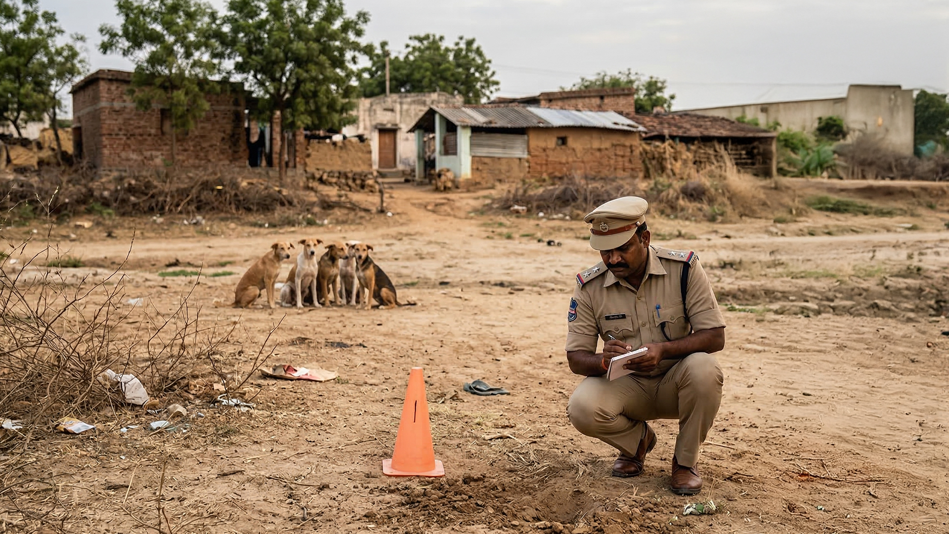 The site of the car-ramming incident in Munich.