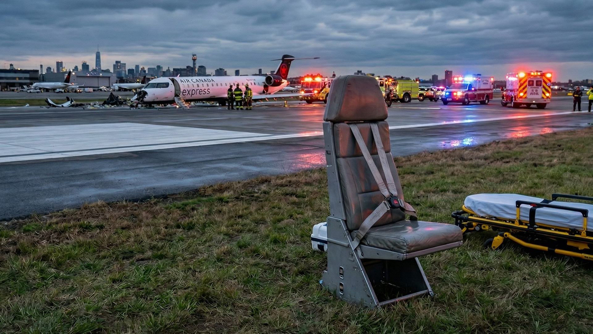 The site of the car-ramming incident in Munich. 