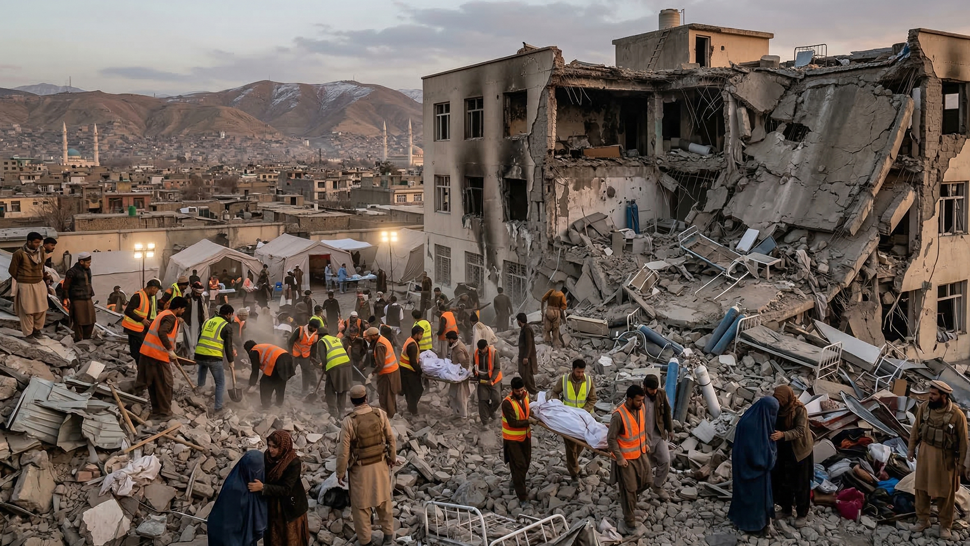 The site of the car-ramming incident in Munich. 