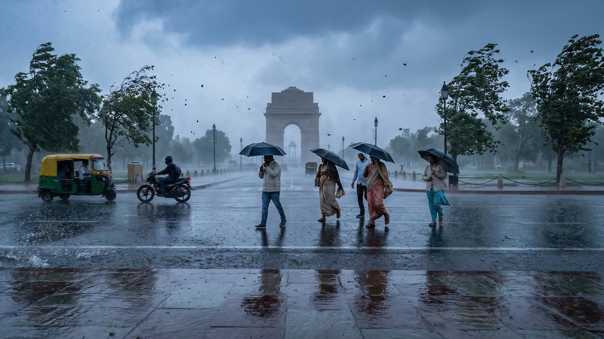 Three men using computers at an office in Ghana