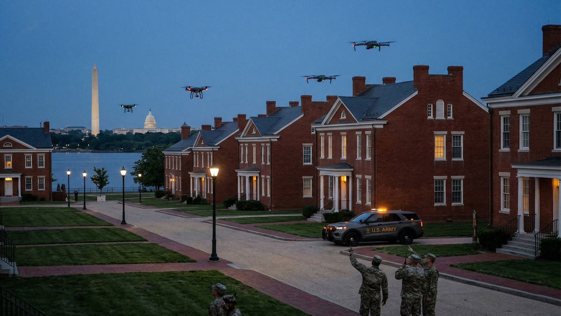 The site of the car-ramming incident in Munich. 