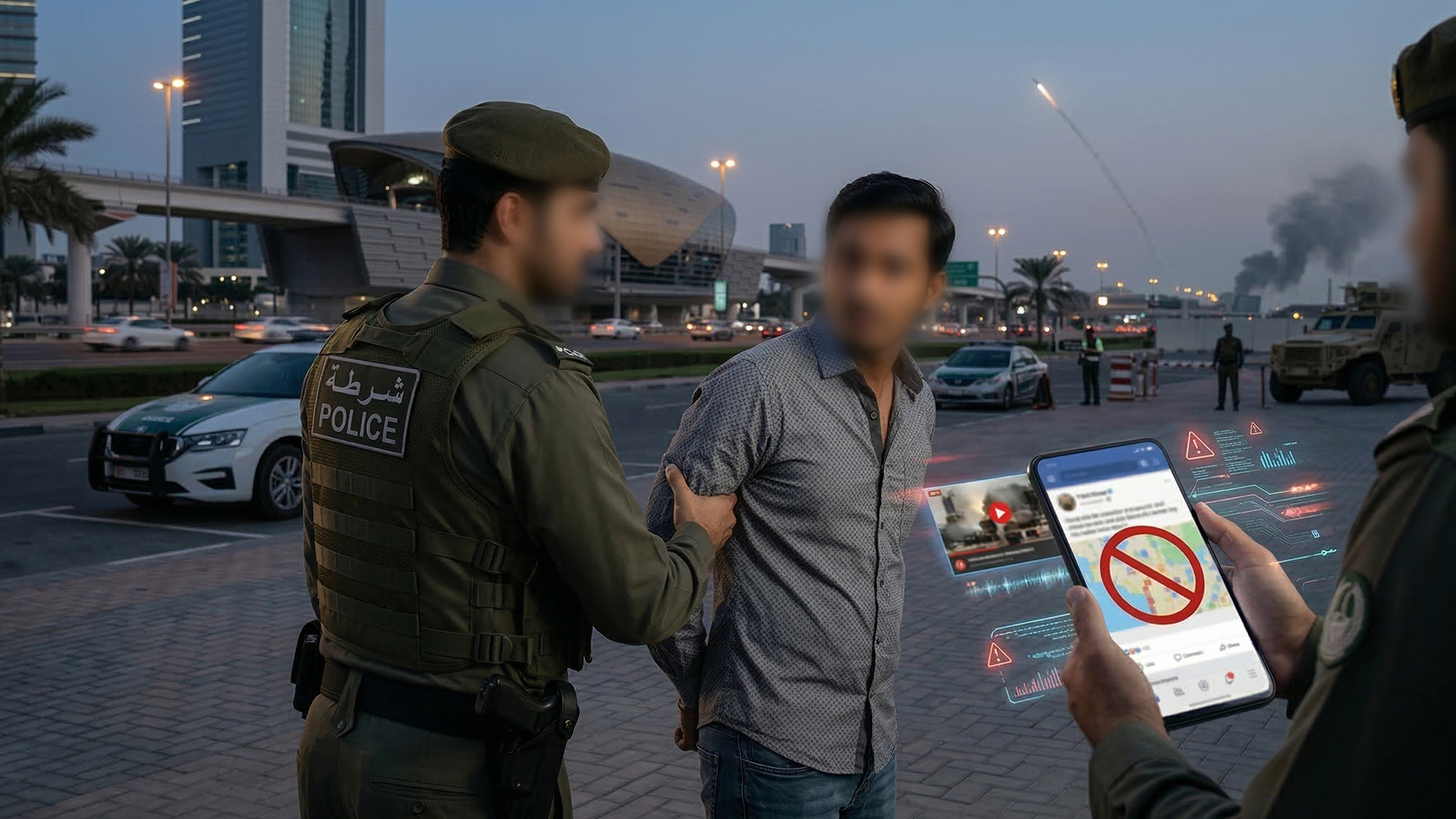 The site of the car-ramming incident in Munich.