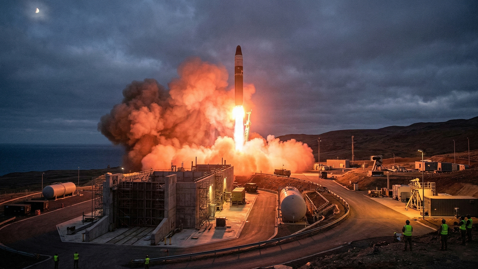 The site of the car-ramming incident in Munich. 