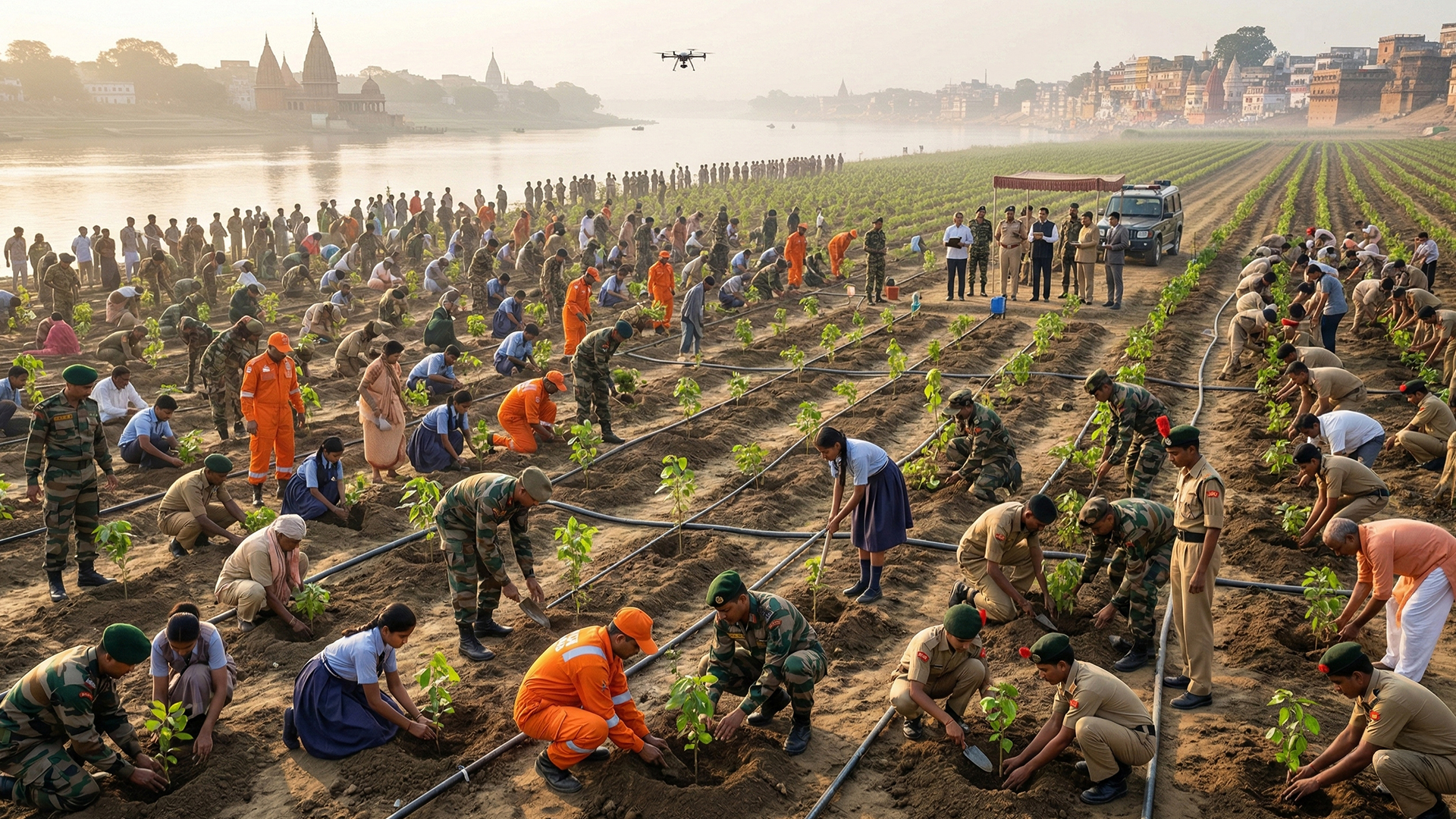 The site of the car-ramming incident in Munich. 