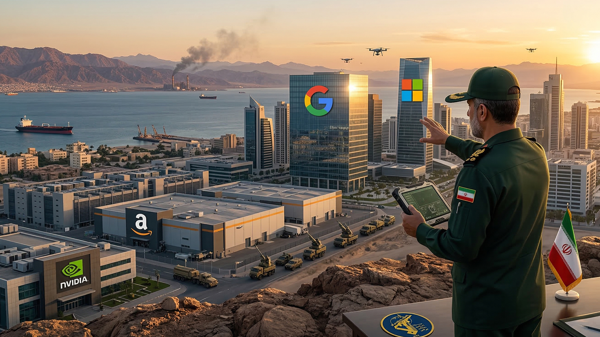 The site of the car-ramming incident in Munich. 