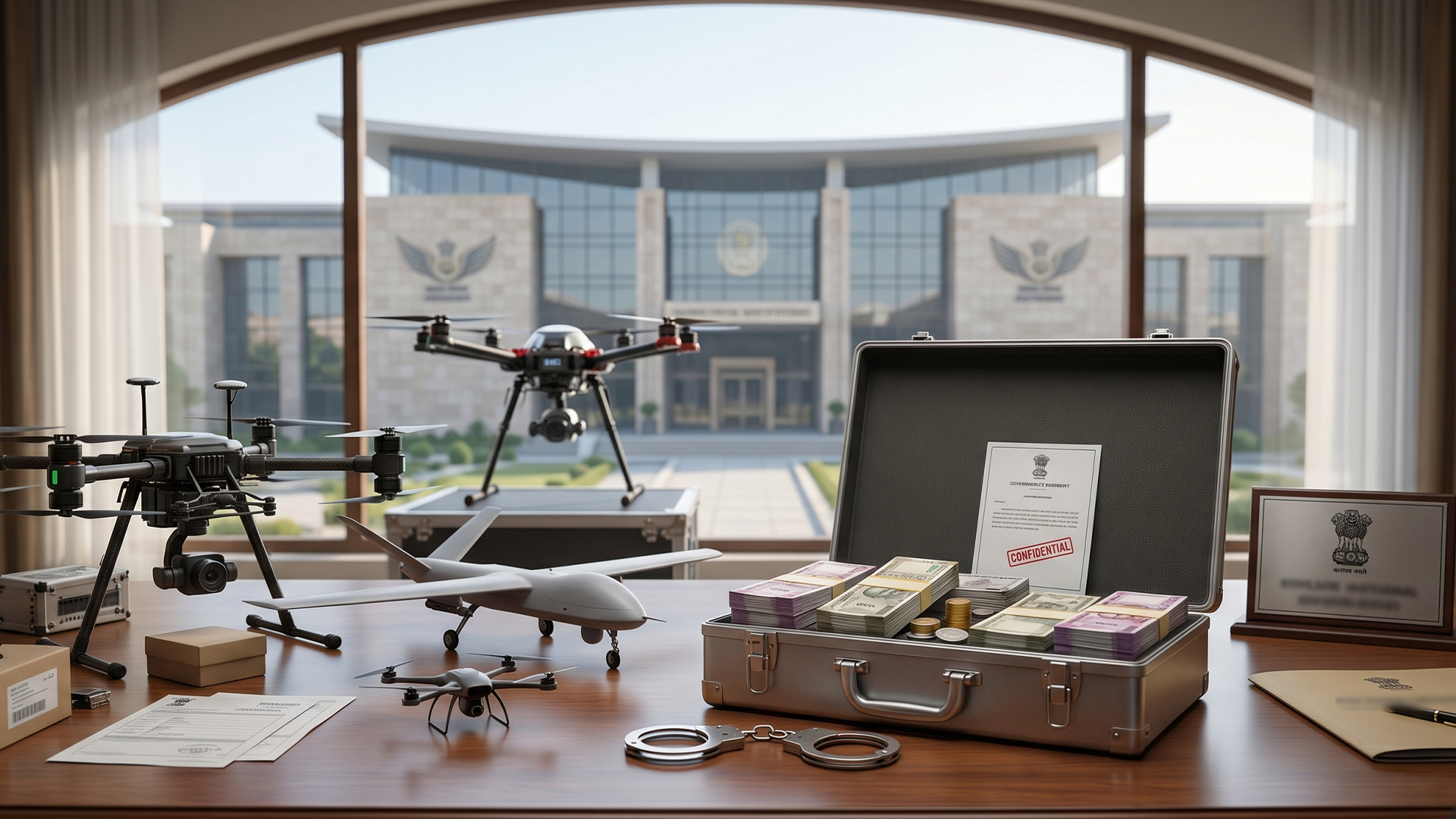 The site of the car-ramming incident in Munich. 