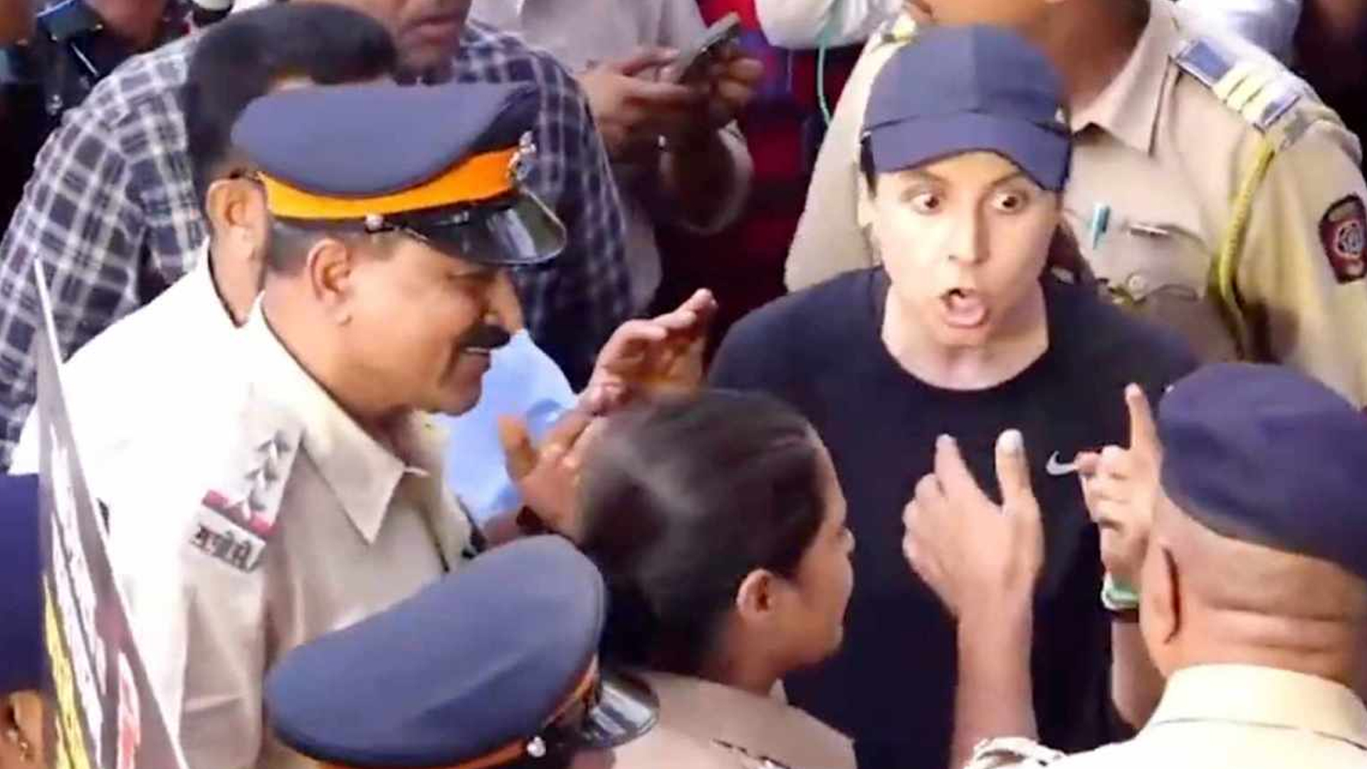 The site of the car-ramming incident in Munich. 