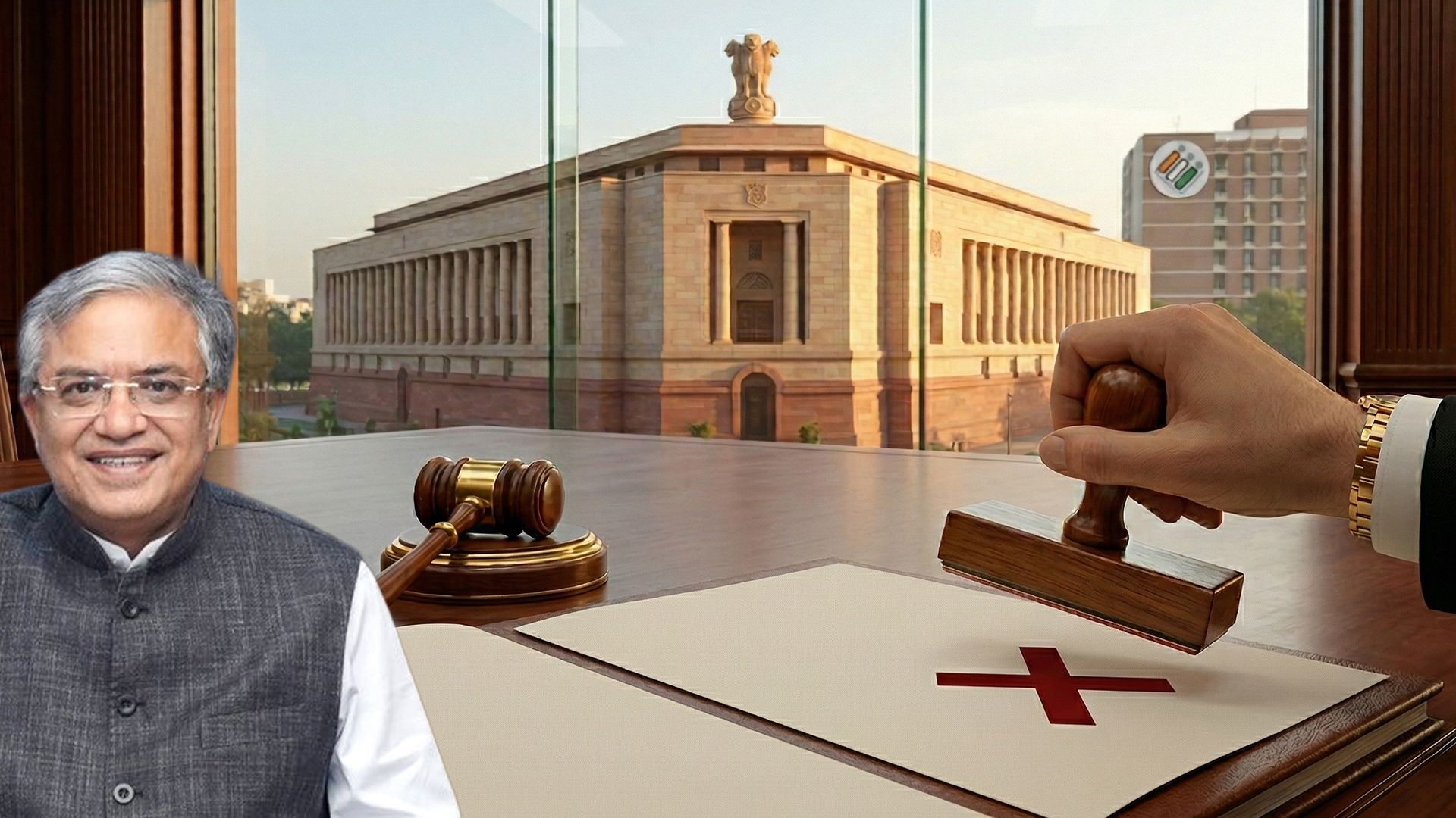 Three men using computers at an office in Ghana