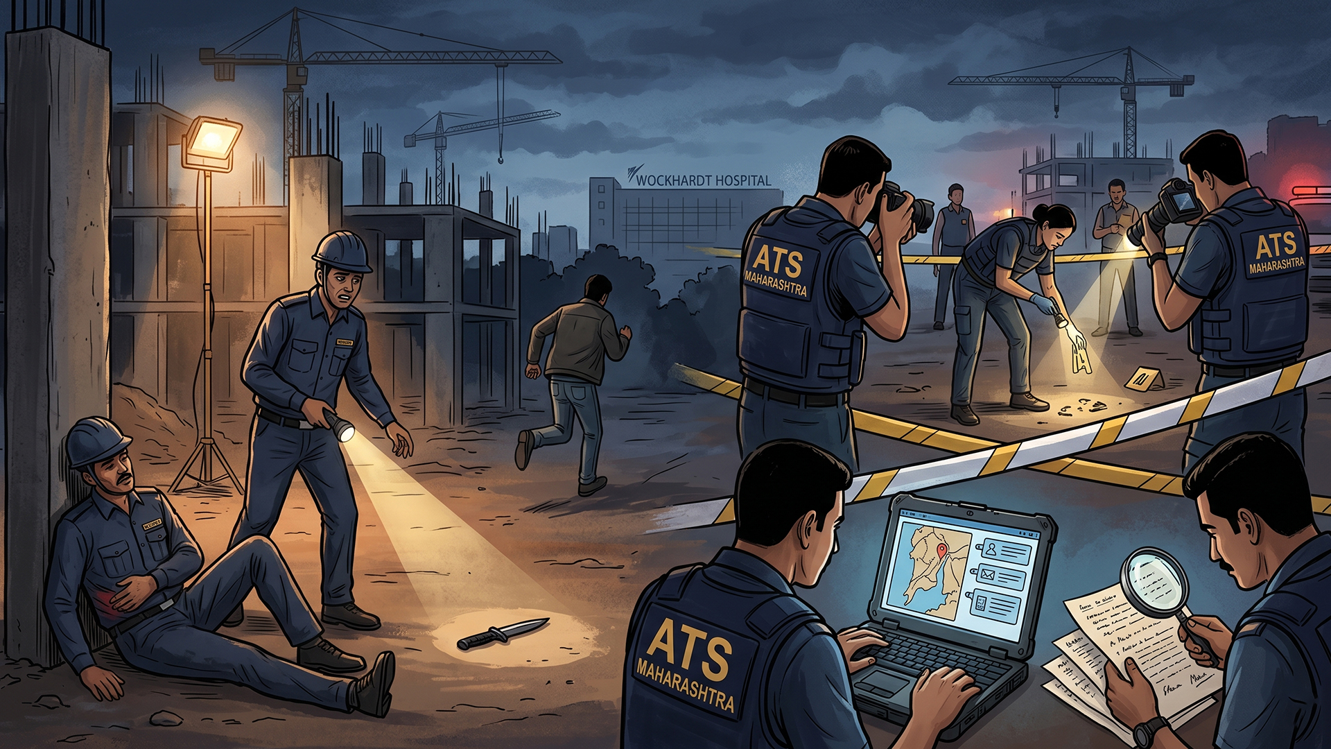 Three men using computers at an office in Ghana