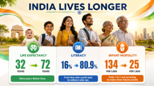 The India we built since 1947 1 GFX 1 The Incredible India We Built Since 1947